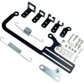 304147 EZ-EFI Cable Mount Kit Carburetor Throttle Cable Mount Bracket Steel Adjustable for Automatic Transmission TV Cables Transmissions Throttle Bracket for GM 700R4 Transfer