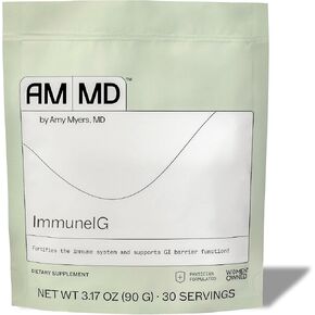 Amy Myers MD Gut ImmunIG - Gut Supplement for Gut Health - Digestive Health Supplement for Immune System Support - Immunoglobulin Powder Aids Healthy Gut Function - 90g (30 Servings)