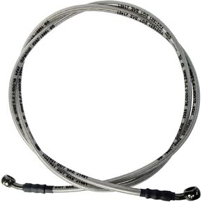 Braided Hydraulic Brake Hose Line Brake Cable Universal Brake Lines Compatible with Dirt Bike Softail ATV UTV Go Kart GY6 Scooter 10mm Banjo Ends M10 59" / 150cm