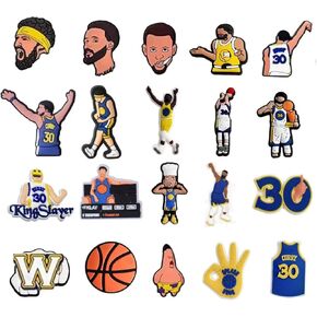 Basketball Shoe Charms for Boys Kids Xmas Gift, 20Pcs Sports Shoes Charms for Pins Sandals