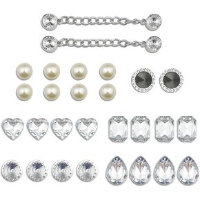 Bling Shoes Charms Crystal Luxury Shoe Associory Diy Decoration ، يمكن أن تجعل هذه السحر أحذية بلينغ حذائك لامعًا وحفل 28pcs