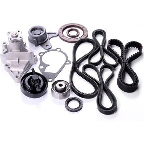 Timing Belt Kit w/Water Pump Compatible with 2006-2011 for Kia for Rio 1.6L for Rio5 1.6L Replace Timing Belt OEM - 25212-2602