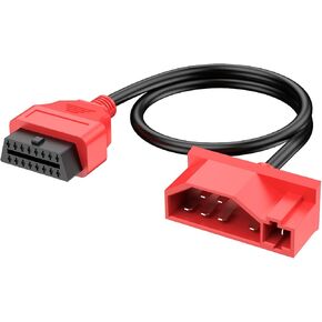 Autel 7 Pin OBD1 to OBD2 Adapter Cable for Ford, 7Pin OBD1 to 16 Pin OBD2 Diagnostic Cable, Fit for Ford Vehicles with 7Pin Port, Work with Scan Tool and Code Reader
