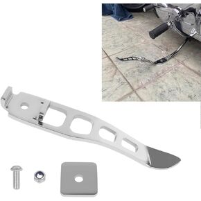 Motorcycle Side Kickstand Extension Jiffy Stand Extension Fit For Harley Dyna Street Bob FXDB Fat Bob FXDF Low Rider FXDL Super Glide Custom FXDC 1993-2017(Chrome)