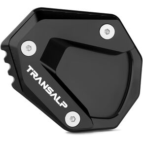 Motorcycle Side Stand Extension Kickstand Plate Compatible With H.onda Transalp XL750 2023 2024 | Foot Pad Support XL 750 Transalp750 Accessories (black)