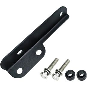 JL Tailgate Antenna Mount Flag Holder Brackets Kit for Jeep Wrangler JL/JLU 2018-2022 - Heavy Duty Steel, Black Powder Coated