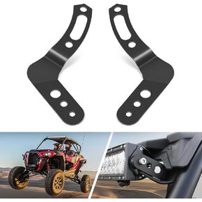 Nilight Light Bar Mounting Brackets for 42 Inch LED Straight Curved Lights UTV Roof Upper Windshield Compatible with Can-am Maverick X3 MAX DS RS MR Turbo R 2017 2018 2019 2020 2021 2022 2023 2024