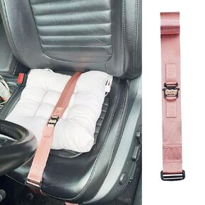 Seat Cushion Fastening Strap, Fixing Seat Cushions or Automotive Seat Cushions on Seat, Prevent The Seat Cushion from Moving During Use, Pink Color