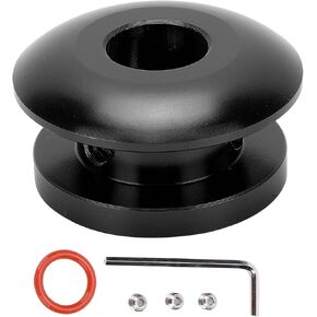 Aramox Shift Knob Limiter,Universal Car Shift Knob Boot Retainer Limiter Shifter Shifting Head Buckle Stopper(Black)