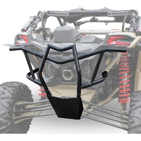 Rear Pre-Runner Bumper for Can Am Maverick X3 17-25, Combined Rear Bumper Rear Brush Guard Protector for Can Am Maverick X3 Max Turbo R 2017-2025 Accessories(Replace #715002880#715003436)