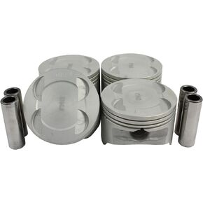 DNJ P4313 Piston Set Standard for 2011-2019 Ford Fiesta 1.6L L4 16V DOHC 1596cc