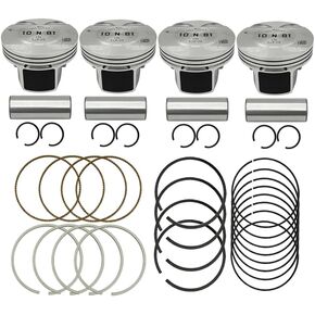 مكبس Engine STD W/Rings Kit ، 55567934 25192330 55576441 623597 Pistons بديل متوافق مع Chevy Sonic Cruze Limited 1.8L 2011-2018
