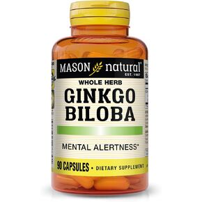 Mason Vitamins Gingko Biloba Capsules, 90 Count