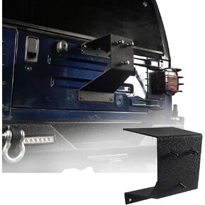Hooke Road Wrangler TJ Spare Tire Carrier Mount for Jeep Wrangler YJ TJ LJ 1987-2006 Models, Texture Heavy Duty Steel