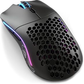 Glorious Model D Wireless Gaming Mouse - 69g Superlight, Lag Free 2.4Ghz Wireless, Up to 71 Hour Battery, RGB, BAMF Sensor, Ergonomic, 6 Buttons - Matte Black in Kuwait