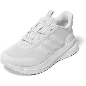 adidas X_PLR Path Sneaker, White/White/Grey, 3 US Unisex Little Kid