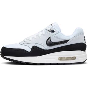 Air Max 1 Big Kids' Shoes (DZ3307-106,White/Black-Pure Platinum) Size 4