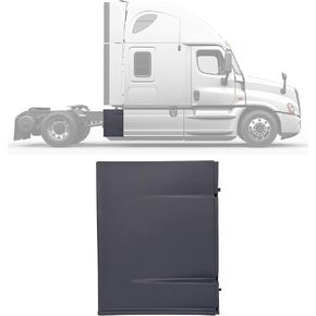 لوحة فادحة جانبية في Kuafu متوافقة مع 2008-2017 Freightliner Cascadia الخطوة الخلفية لوحة الولادة شبه الشاحنات اليمنى/جانب الركاب بلاستيك رمادي
