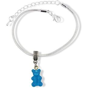 Gummy Bear Snake Chain Charm Bracelet