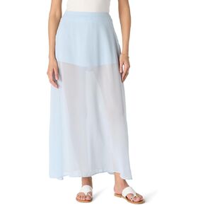 The Drop Women's Dierdre Sheer Maxi Skirt