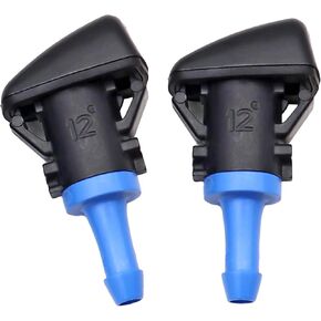 XQSMWF Front Windshield Wiper Washer Jet Nozzle Spray Sub Assembly Compatible With Chrysler 200 2011-2014 Fit For Dodge Avenger 2011-2014 Challenger 2008 2009 2010 2011 2012 2013 2014 68024312AB