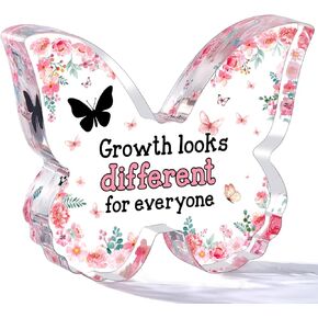 Mothers Day Gifts for Mom Birthday Gifts for Mom from Daughter Son, Mom Birthday Ideas Gift Unique Christmas Best Mom Ever Gift New Mom Single Mom Stepmom Butterfly Shaped Acrylic Plaque Sign