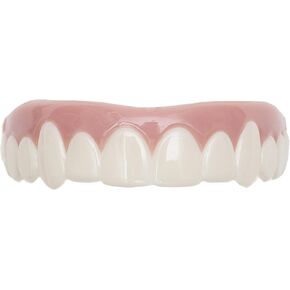 Imako Premium Cosmetic Uppers - 1 Pack - Bare ، Bleached White - Fit Custom at Home ، Diy Smile Makeover ، Made in USA