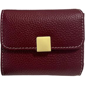 Small Wallet For Women Genuine Leather Accordion Wallet Mini Card Holder Organizer Mini Wallet Gift For Ladies Teen Girls Travel (light pink)