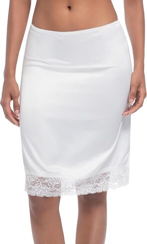 Women's Half Slip Under Skirts Slip for Dresses Lace Trim Under Dresses in Saudi Arabia