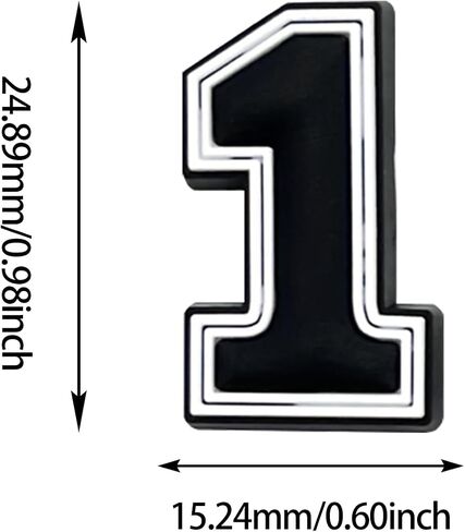 Letter Charms Black White Pink Alphabet Accessories for Decoration Charms in Saudi Arabia