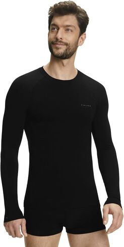 FALKE Men's Wool Tech. Light Base Layer Top, 1 Piece in Saudi Arabia