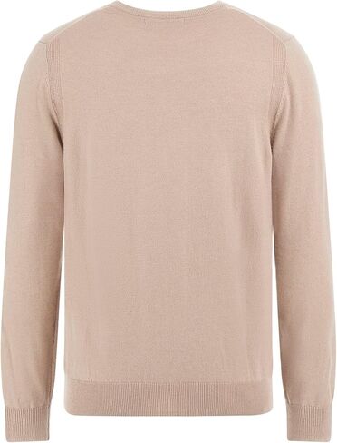 GUESS Men's Long Sleeve Edgar Logo Jacquard Sweater in Saudi Arabia