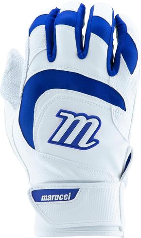MARUCCI Signature Batting Glove V4, White/RED, Adult X-Large in Saudi Arabia