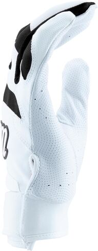 MARUCCI Signature Batting Glove V4, White/RED, Adult X-Large in Saudi Arabia