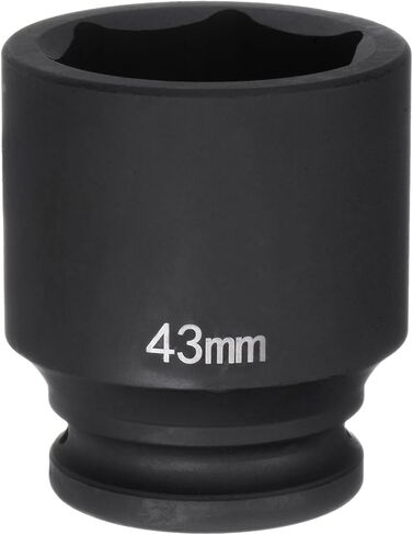 HARFINGTON 6-Point Impact Socket 3/4" Drive 43mm Metric 40Cr Alloy Steel Spindle Axle Nut Impact Socket in Saudi Arabia