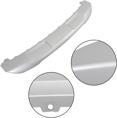 Front Bumper Valance Lower Skid Plate Trim Silver Replacement for 2016-2017 Explorer 4-Door FB5Z8419APTM FO1095262 in Saudi Arabia
