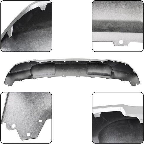 Front Bumper Valance Lower Skid Plate Trim Silver Replacement for 2016-2017 Explorer 4-Door FB5Z8419APTM FO1095262 in Saudi Arabia