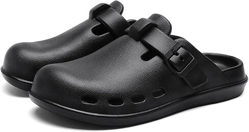 Lightweight Clogs for Women Men : Unisex Arch Support EVA Garden Shoes Breathable Comfort Adjustable Buckle Slip-on Outdoor Beach Mules in Saudi Arabia