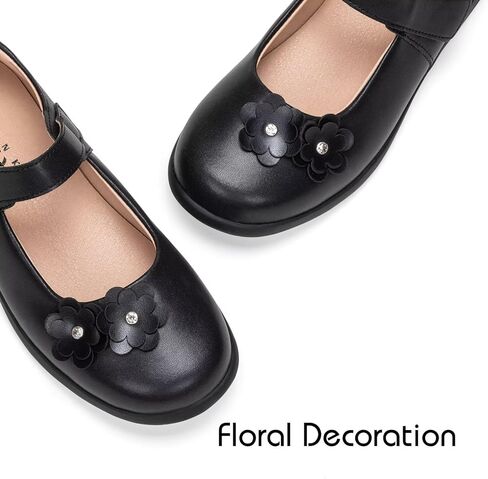 Frank Mully Girls School Shoes Mary Jane Flats Slip-On Uniform Dress Flats for Girl Toddler/Little Kid/Big Kid in Kuwait