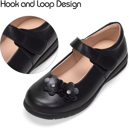 Frank Mully Girls School Shoes Mary Jane Flats Slip-On Uniform Dress Flats for Girl Toddler/Little Kid/Big Kid in Kuwait