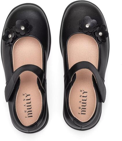 Frank Mully Girls School Shoes Mary Jane Flats Slip-On Uniform Dress Flats for Girl Toddler/Little Kid/Big Kid in Kuwait