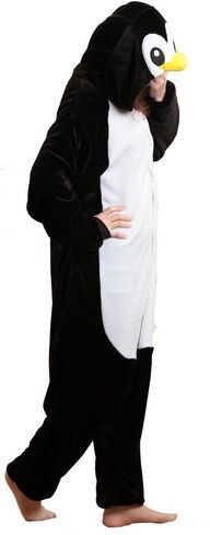 Adult Christmas Onesie Costume Animal Onesie Pajamas Flannel Plush One Piece Cosplay Suit for Men Women Unisex in Kuwait