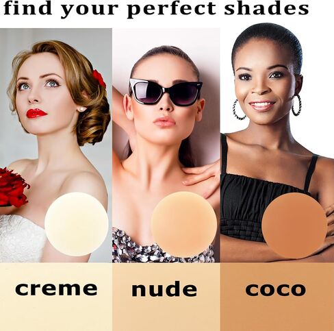 PRETTYWELL Plus Size Nipple Covers No Show Sticky Cakes Body Nipple Cover for Women Waterproof Reusable Pasties in Saudi Arabia