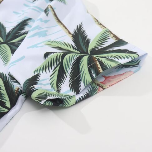 NOOMELFISH GIRLS TIE FRONT HAWAIIAN SUMPER TROPIC TROPIC TROPIC LITEVE BUNTER DOWN TOPS (5-12 years) in Saudi Arabia