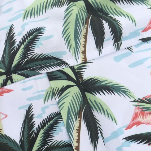 NOOMELFISH GIRLS TIE FRONT HAWAIIAN SUMPER TROPIC TROPIC TROPIC LITEVE BUNTER DOWN TOPS (5-12 years) in Saudi Arabia