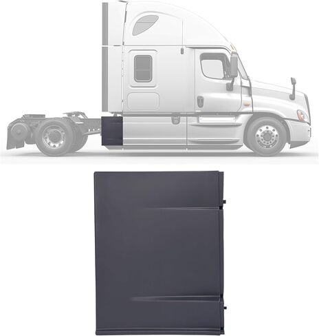 لوحة فادحة جانبية في Kuafu متوافقة مع 2008-2017 Freightliner Cascadia الخطوة الخلفية لوحة الولادة شبه الشاحنات اليمنى/جانب الركاب بلاستيك رمادي in Kuwait