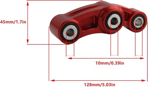 Suspension Link,Rear Shock Absorbing Linkage Absorber Bracket Replacement For Electric Dirt Bike Sur Ron Ultra Bee Ebike-Red in Saudi Arabia