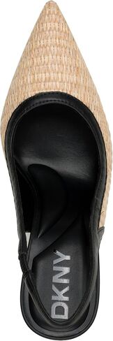DKNY Women's Cinette Pointed Toe Slingback Dress Pump with Logo in Saudi Arabia