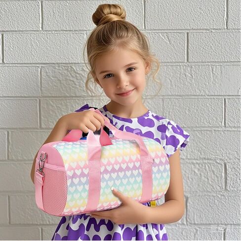 Dance Ballet Bag for Girls 4-6 Ballerina Gymnastic Bag Toddler Small Duffle Dance Bags for Little Dancers,Glitter Material,14"*8.26"*8.26" in Saudi Arabia