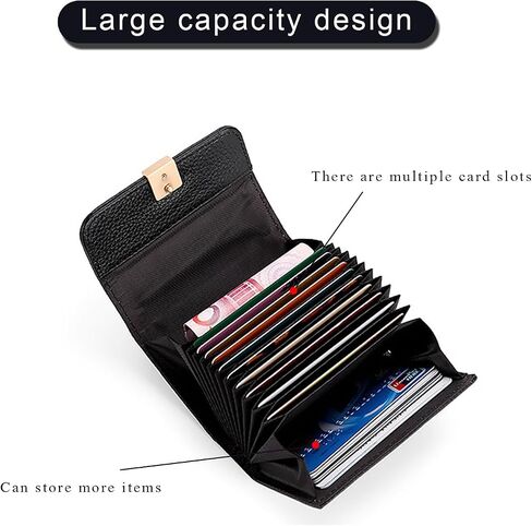 Small Wallet For Women Genuine Leather Accordion Wallet Mini Card Holder Organizer Mini Wallet Gift For Ladies Teen Girls Travel (light pink) in Saudi Arabia